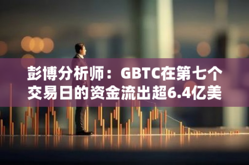 彭博分析师：GBTC在第七个交易日的资金流出超6.4亿美元