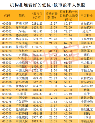 年内大涨20% A股市值亚军换了！“黄金坑”已现 这些巨头仍在低位