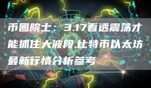 币圈院士：3.17看透震荡才能抓住大波段.比特币以太坊最新行情分析参考