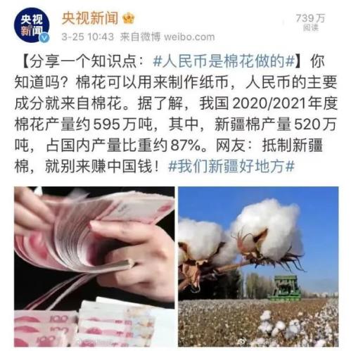 人民币是棉花做的吗 人民币的主要成分是什么