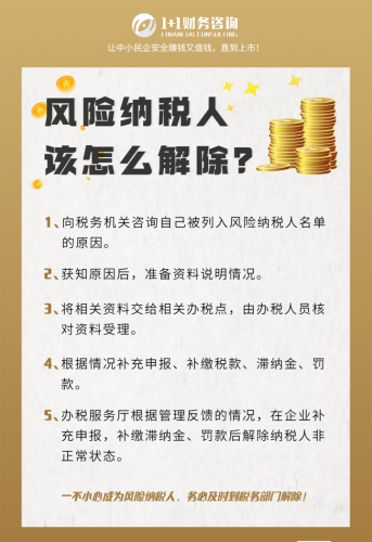 什么是风险纳税人？有什么影响？