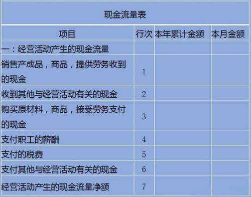 现金流量净额在财务报表哪里看